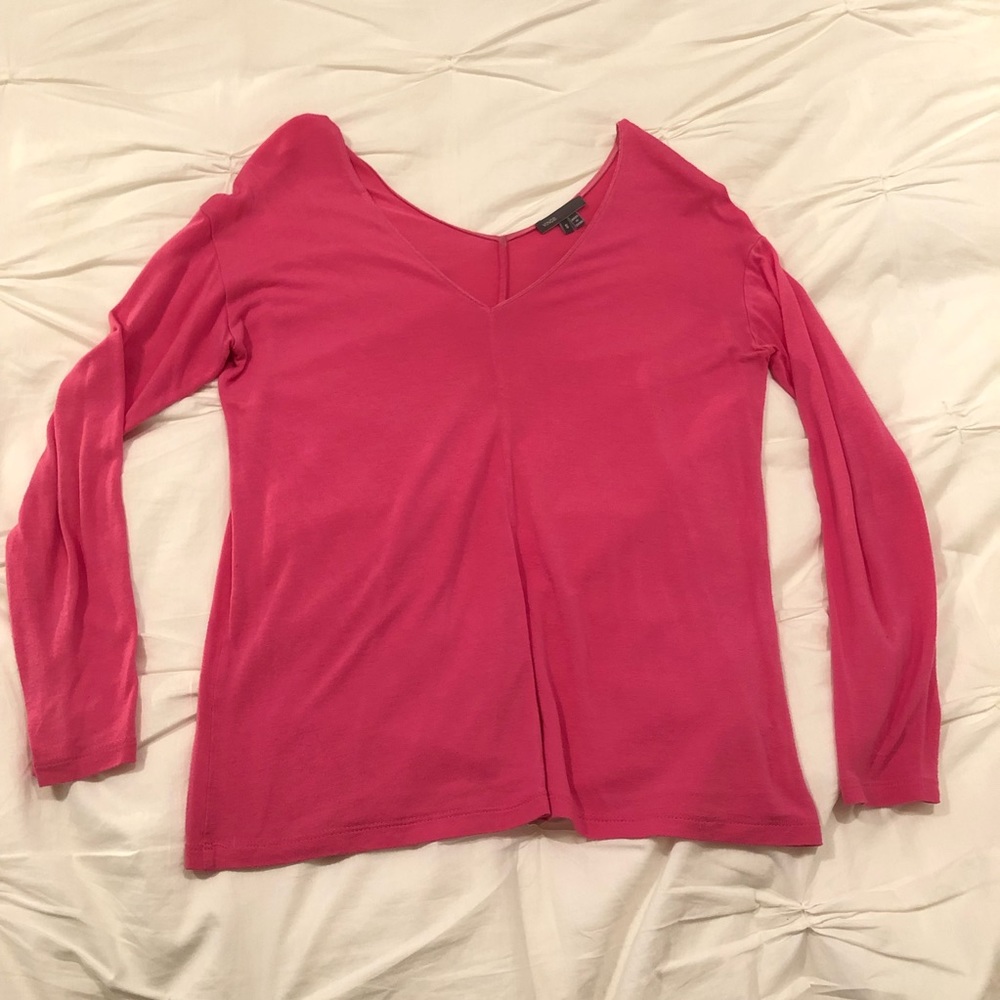 🔥5 FOR $25🔥 Vince V-Neck Pink Long Sleeve
